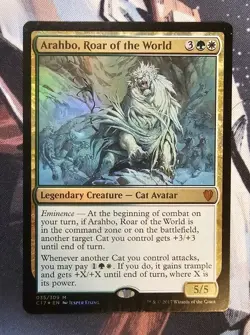Arahbo, Roar of the World Foil - Commander 2017 Magic The Gathering - Image 1