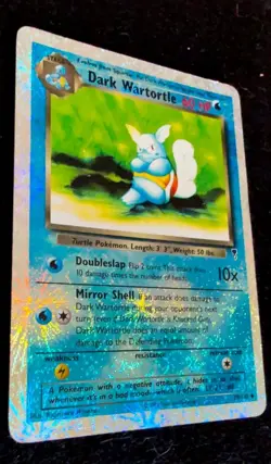Pokemon TCG Dark Wartortle 39/110 Reverse Holo Legendary Collection 2002 🌊 WoTC - Image 1