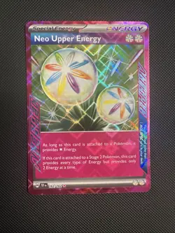Neo Upper Energy 162/162 - Temporal Forces - Pokemon TCG - ACE SPEC Rare - NM - Image 1