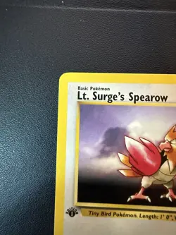Lt. Surge’s Spearow 1st Edition Gym Heroes 52/132 WOTC Vintage Pokemon 52/132 - Image 2