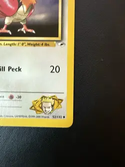Lt. Surge’s Spearow 1st Edition Gym Heroes 52/132 WOTC Vintage Pokemon 52/132 - Image 5