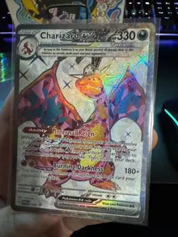 Pokemon TCG Charizard EX 56 Black Star Promo SVP Full Art Near Mint Condition - Image 5