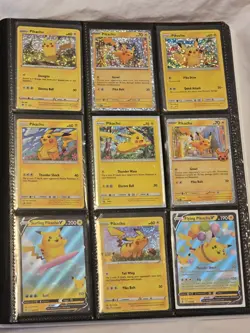 Personal Pokemon Binder Collection! Holo, 1st Edition, Shadowless, V, EX, Vintag - Image 1