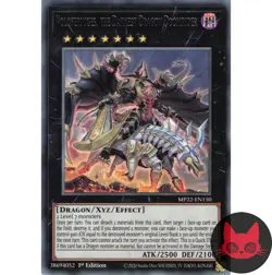 Yugioh Voloferniges, the Darkest Dragon Doomrider MP22-EN150 Rare 1st Ed NM - Image 1