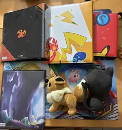 Vintage & Modern Pokemon Accessories Binders Toys Coins Cards Etc - Image 2