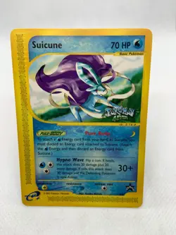 Suicune 53 Black Star Promo Pokemon WOTC Regular Card Pokemon 4Ever Stamp LP - Image 4