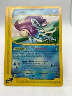 Suicune 53 Black Star Promo Pokemon WOTC Regular Card Pokemon 4Ever Stamp LP - Image 5