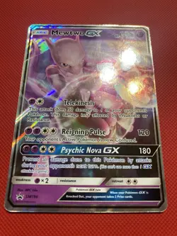Mewtwo GX SM196 Sm Holo Pokemon Card TCG - Image 3