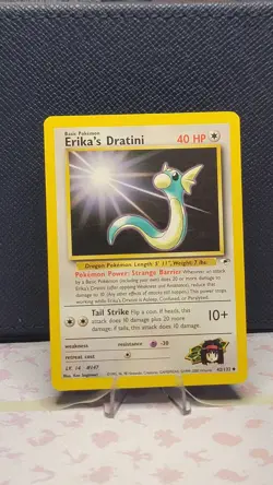 Erika's Dratini 42/132 Gym Heroes Pokemon Card - Image 1