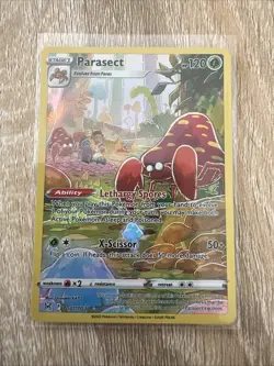 Pokemon Card Parasect TG01/TG30 Lost Origin Trainer Gallery Holo Ultra Rare - Image 1
