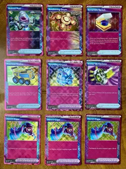 Pokemon Trainer ACE SPEC 9 Card Lot Holo Hero’s Cape Switch Crystal Cyclone Pod - Image 1