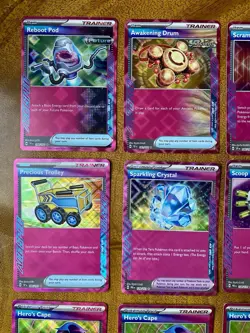 Pokemon Trainer ACE SPEC 9 Card Lot Holo Hero’s Cape Switch Crystal Cyclone Pod - Image 2