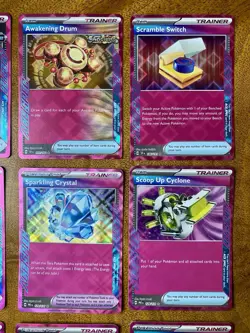 Pokemon Trainer ACE SPEC 9 Card Lot Holo Hero’s Cape Switch Crystal Cyclone Pod - Image 3