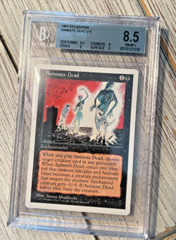 MTG Magic The Gathering Card Animate Dead 5th Edition Fifth 5ED 1997 NM/MT+ - Image 1