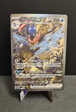 Greninja ex 132 Sv: Scarlet & Violet Promo Cards Holo Pokemon Alt Art NM - Image 1