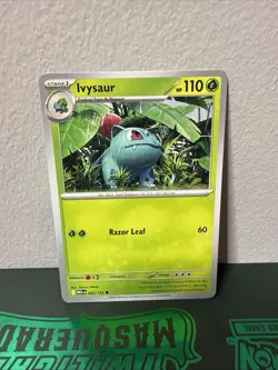 Ivysaur 002/132 Mega Evolution Card - ENGLISH - Near Mint IN HAND - Image 1