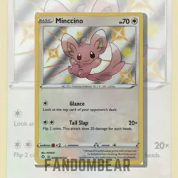 SHINY Minccino SWSH Shining Fates SV093/SV122 SHINY VAULT card 2021 Pokemon TCG - Image 2