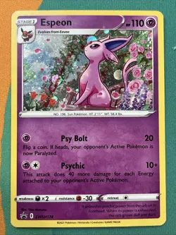 Pokemon Card - Espeon - Cosmos Holo (SWSH174) Black Star Promo *MP* - Image 1
