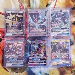 Dusk Mane Necrozma + Dawn Wings Necrozma + 4 more GX - Pokemon Cards - Lot #308 - Image 1