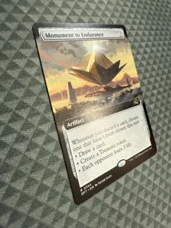 MTG Monument to Endurance #0394 Extended Art Rare Aetherdrift (DFT) - Image 3