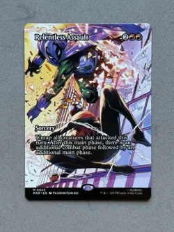 Relentless Assault #25 Regular (Borderless) MTG Spider Man Eternal-Legal - NM /M - Image 1