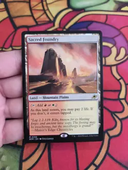 Sacred Foundry Edge of Eternities MTG NM - Image 1