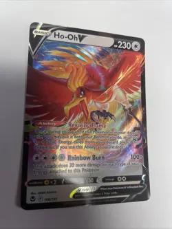 Pokemon Ho-Oh V 140/195 Silver Tempest Ultra Rare Holo NM Free Shipping - Image 1