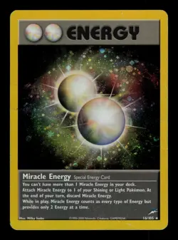 Miracle Energy 16/105 Holo - MP - Neo Destiny, WOTC Pokemon - Image 1
