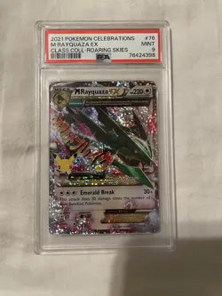 M Rayquaza EX (76/108) - PSA 9 - 2021 Celebrations Classic Collection - Pokemon - Image 1