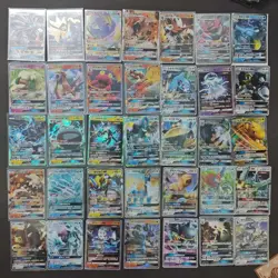 Pokemon TCG Chinese RR GX Solgaleo Necrozma Ninetales Dragonite Zekrom 35 Lot FM - Image 1