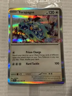 Surging Sparks Release Promo Pokemon 2 Pack Quaxly And Terapagos Pokemon Center - Image 1
