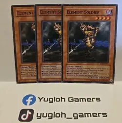 YUGIOH ELEMENT SOLDIER X3 SOD UNLIMITED PLAYED - Image 1