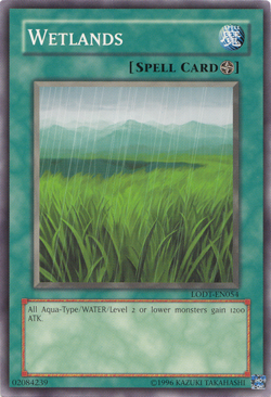 Yugioh Wetlands LODT-EN054 Common Unl Ed NM x3 - Image 1