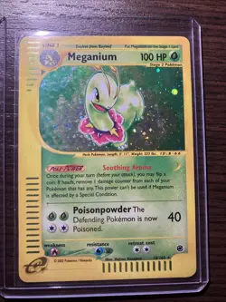 Pokemon Meganium 2002 Holo Rare Expedition Card 18/165 - Image 1