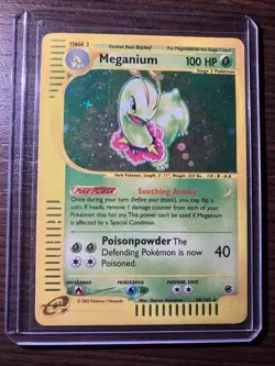 Pokemon Meganium 2002 Holo Rare Expedition Card 18/165 - Image 2