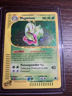 Pokemon Meganium 2002 Holo Rare Expedition Card 18/165 - Image 3