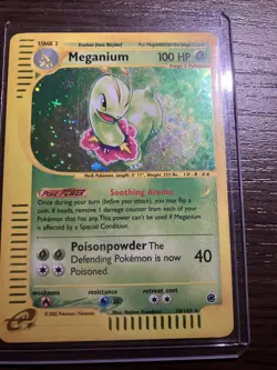 Pokemon Meganium 2002 Holo Rare Expedition Card 18/165 - Image 4