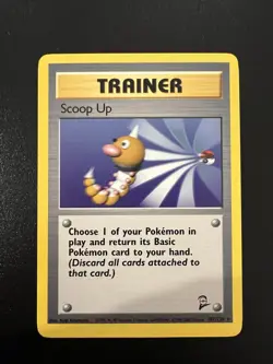 Scoop Up 107/130 Base Set 2 2000 Pokemon Card Rare NM - Image 1
