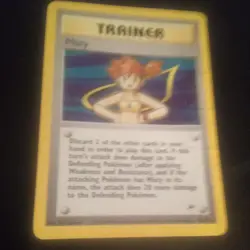 Pokemon TCG Japanese Card (1996) TRAINER Misty's poor shape - Image 1