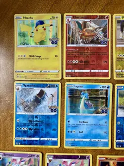 2022 Pokemon Go Card Lot Of 10 Holos Reverse Charizard 010/078 Pikachu Sylveon - Image 2