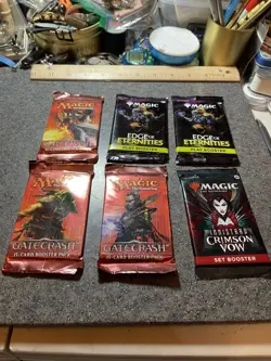 A Lot Of 6 Magic Cards Factory seal brand new - Image 1