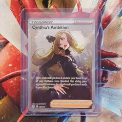 Cynthia's Ambition - Full Art Trainer - 169/172 - Pokemon Card - Lot #321 - Image 1