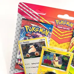Pokemon 3-card + 2-booster Pack Blister Darkness Ablaze Battle Styles Snorlax - Image 3