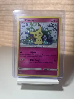 Mimikyu Promo SM163 Team Up Blister Pokemon Card Sun & Moon Holo - Image 3