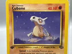 Cubone 1st Edition 50/64 Jungle Pokemon Card Common NM - Image 2
