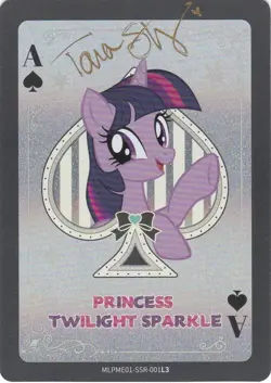 NYCC 2025 Kayou My Little Pony Card Twilight Sparkle Signed by Tara Strong WOW!! - Image 1
