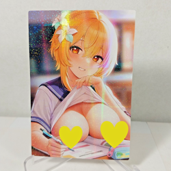 Mihoyo Genshin Impact CCG Goddess Story Double Sided Anime Card Waifu Card Holo - Image 1