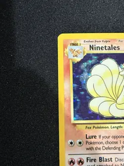 Pokemon TCG Ninetales Base Set Holo Rare Card 12/102 Unlimited 1999 WOTC LP - Image 5