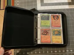67 Pokemon Cards In TCGAMES Binder, Gold Pikachus, Extra Pages, Clean Condition - Image 2