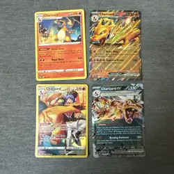 Pokemon Card Charizard Lot Of 4 - Image 1